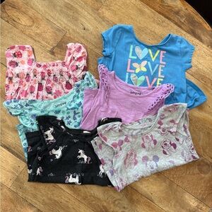 Jumping Beans Pink and Blue Kids' T-Shirt Set